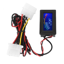 LCD Display Digital Water Cooling Thermometer Pointer Temperature Indicator 5V-24V