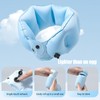 Inflatable Travel Neck Pillow - Compact Air Travel Pillow -