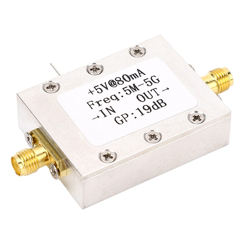 Signal Amplifier Module Broadband High Linearity 19dB 5M‑5G RF Signal