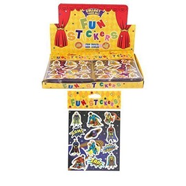 24 x Super Hero Sticker Sheets