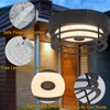 Yisuro Outdoor Ceiling Light with Motion Sensor Flush Mount Farm
