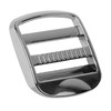 2pcs 25mm Width Metal Bridge Buckle in Grey/Black for Webbing