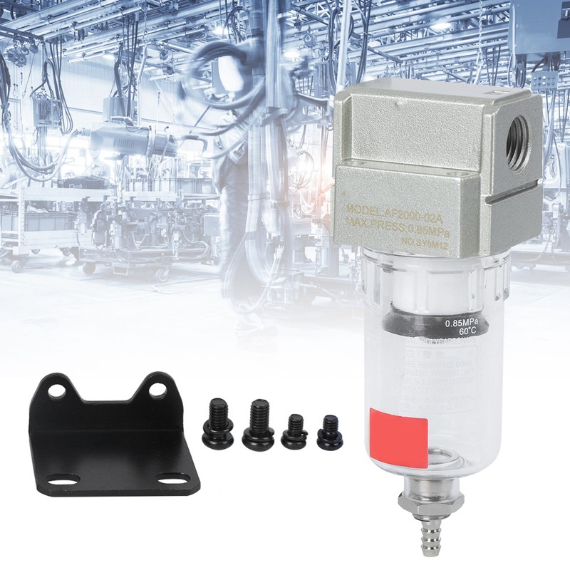 Air Filter Pneumatic Tool Industrial Supplies Compact Single Unit Aluminum
