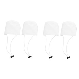 KOMBIUDA 4pcs Wear-resistant Shoe Heel Covers Anti-wear Cloth Protectors for Driving Unisex Soft Lining for High Heels and Flats Car Floorboard