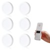DLPRK Pack of 6 Magnetic Wall Mounts, Remote Control Holder,