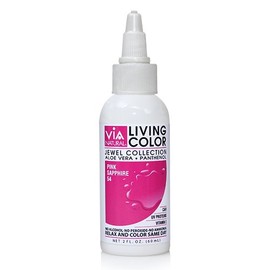 Via Living Color Hair Collection Color - Style 054 Pink Sapphire 2 ounce