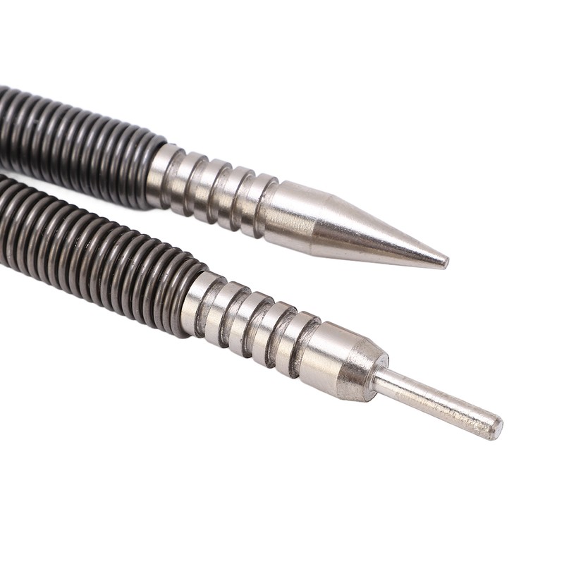 2pcs Hinge Pin Punch Set Spring Loaded Design Carbon Steel