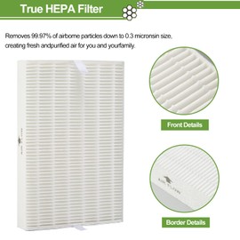 Smilyan Smilyan 6 Pack Hpa300 HEPA Replacement Filter R for Honeywell HPA300 HPA200 HPA100 HPA090 Series Air Purifier, Compared to HRF-R3 HRF-R2 HRF-R1
