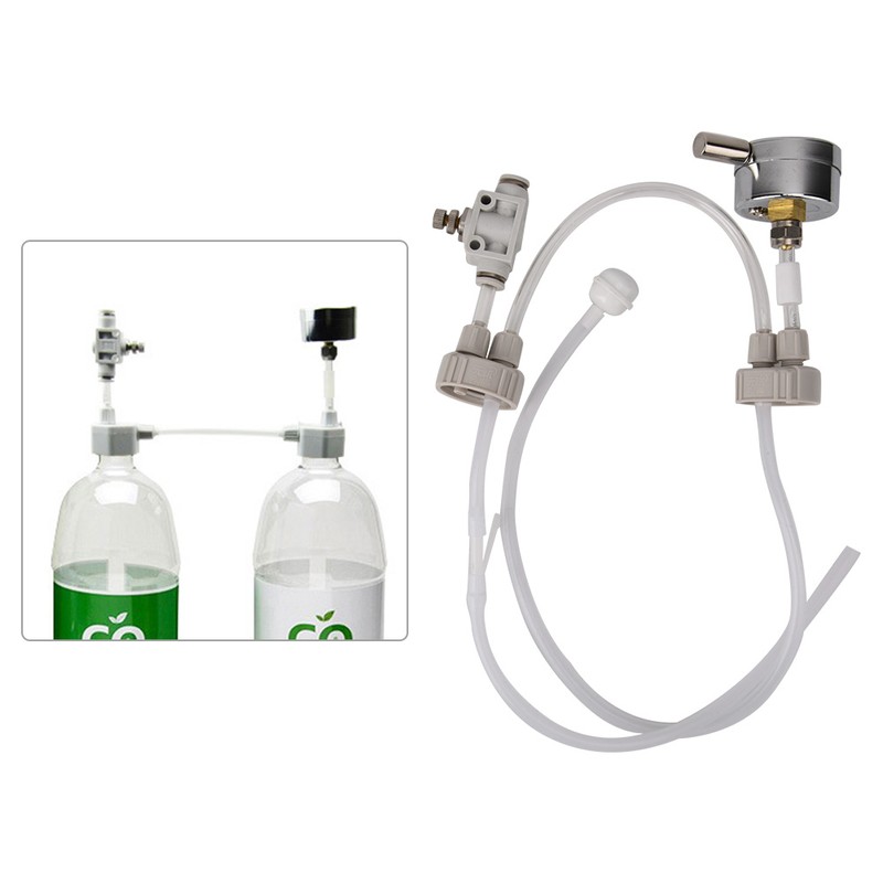 DIY CO2 Generator System Kit D201 Tube Valve Guage For