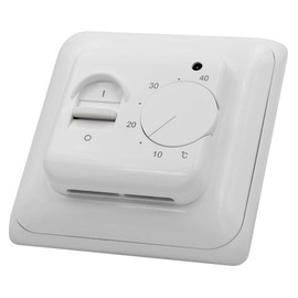 Heschen Radiant Heating Thermostat, HS-J01, AC230V 16A, Manual Thermostat Controller for Controlling Electric Heaters