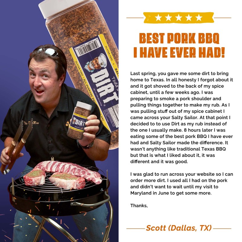 Todd’s DIRT - Salty Sailor DIRT Big Boy Bottle 26.88