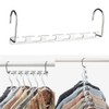 MAXPERKX Metal Magic Hanger Space Saver Saving Hangers Coat Closet