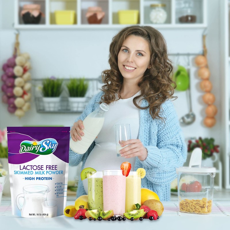 DairySky Lactose Free Milk Powder 16 Oz - Non GMO