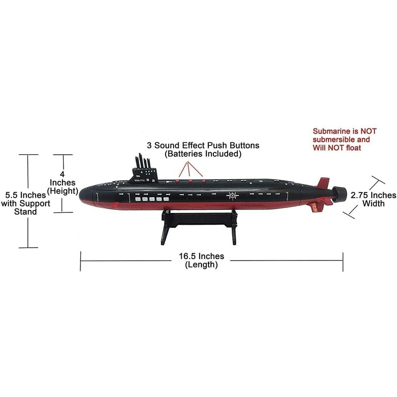 Toy Aircraft Carrier Submarine Battleship Destroyer Combo and 8 Mini