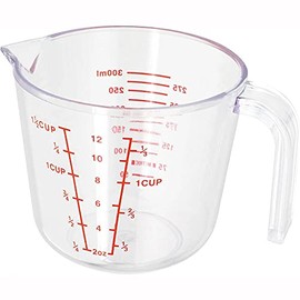 Judge Kitchen TC256 Plastic Measuring Jug, 300ml, Cup Markings, Dishwasher Safe
