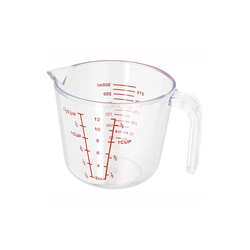 Judge Kitchen TC256 Plastic Measuring Jug, 300ml, Cup Markings, Dishwasher