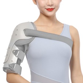 Yosoo Brace Humeral Fracture Splint, Humeral Shaft Splint Humeral Shaft Fracture Brace Adjustable Strap Breathable Comfortable Support Shoulder Brace for Injury Broken Upper Arm (Right