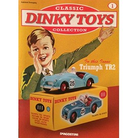 Dinky Toys Atlas - Triumph TR2 Sports Blaue - NOREV Miniatur Auto - 111