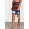 RVCA Big Boys' Eastern Swim Trunk, Red/White/Blue, 26
