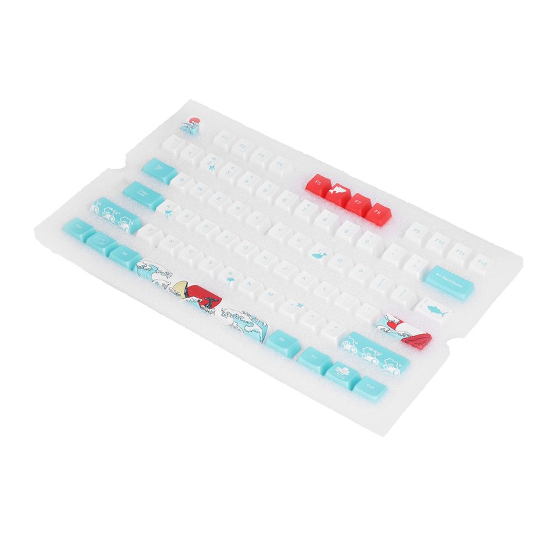 110 Keycap Puller Universal Ergonomic Oil Resistance Keyboard Keycaps for