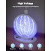 YISSVIC 2 in 1 Mosquito Killer Racket, 4000V Foldable Electric