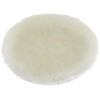 ALCLEAR Premium Lambskin Pad 150 mm, Natural, Grinds and Polishes