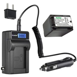 Kastar 1-Pack VW-VBT380 Battery and LCD AC Charger Compatible with Panasonic HC-WX970MGKK, HC-WX990M, HC-WXF990MGK, HC-WXF990M, HC-WX970GK, HC-W580K, HC-V750K, HC-V550, HC-V360MS, HC-V201 Camera