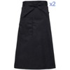 Y Yakunitatsu Apron, Set of 2, Cafe Apron, Salon Apron,