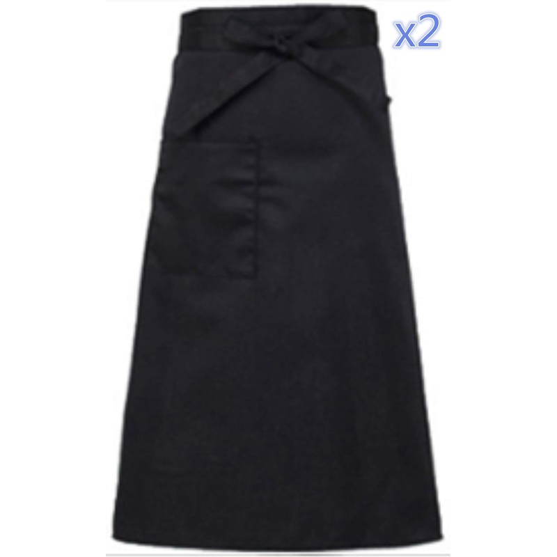 Y Yakunitatsu Apron, Set of 2, Cafe Apron, Salon Apron,