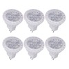 6pcs 360LM LED Light Bulbs MR11 4W 12V Spot Light