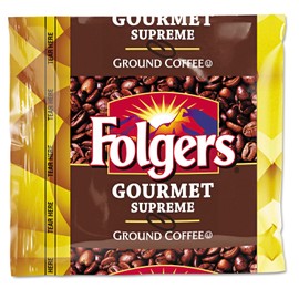 Folgers 06437 Coffee, Fraction Pack, Gourmet Supreme, 1.75oz, 42/Carton