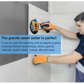 Granite Seam Setter 2 Pack, 6 Inch Seamless Seam Setter for Granite, Stone, Quartz Slabs, Marble and Tile