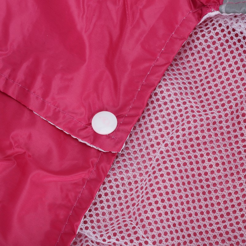 Pet Raincoat Waterproof Dog Coat Jacket with Reflective Strip Breathable