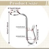50 Pieces Hanger Connector Hooks Metal Hanger Extender Hooks Stable