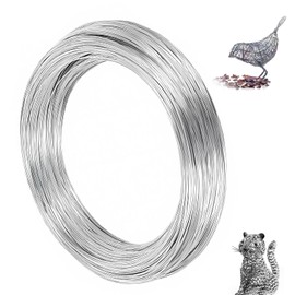 12 Gauge 2mm Aluminum Craft Wire, 100 Feet Bendable Metal Wire Crafting Wire Armature Flexible Modelling Wires for Jewelry Making Crafts Beading Floral
