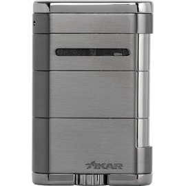 XIKAR Allume Triple Jet Tabletop Lighter, Gunmetal