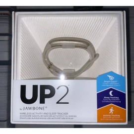 Jawbone UP2 Sleep & Activity Fitness Tracker Bluetooth Wristband Silver NEW
