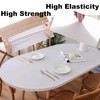 Limalred Fitted Spandex Oval Tablecloth, Soft Skin Friendly Non Pilling