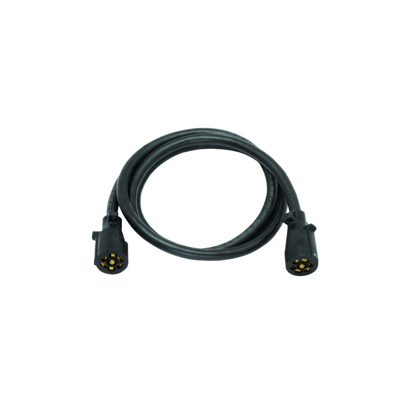 Bragman Double Ended 7-Way Molded Trailer Cord with 6-Feet Cable
