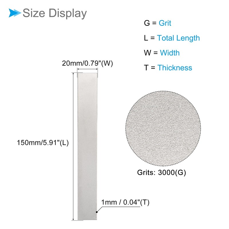 CoCud Diamond Whetstone Grinding Wheel 1000 Grit Overall Size 5.91"