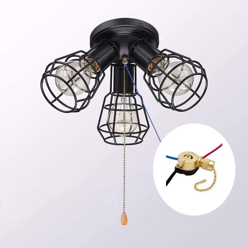 Ceiling Fan Switch Kit Zing Ear ZE-110M Pull Chain Light
