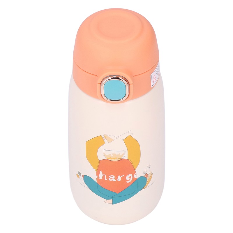Stainless Steel Water Bottle Children Travel Portable Cute Cartoon Pattern
