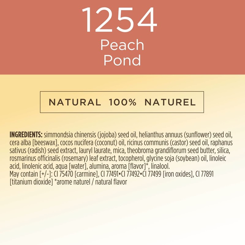 BURTS BEES Peach Pond All Aglow Lip & Cheek Stick,