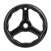 200*18mm Black Anti slip Bakelite 3 Spoked Lathe Handwheel with