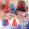 RoundFunny 12set 3 in 1 Independence Day Ring Toss Game