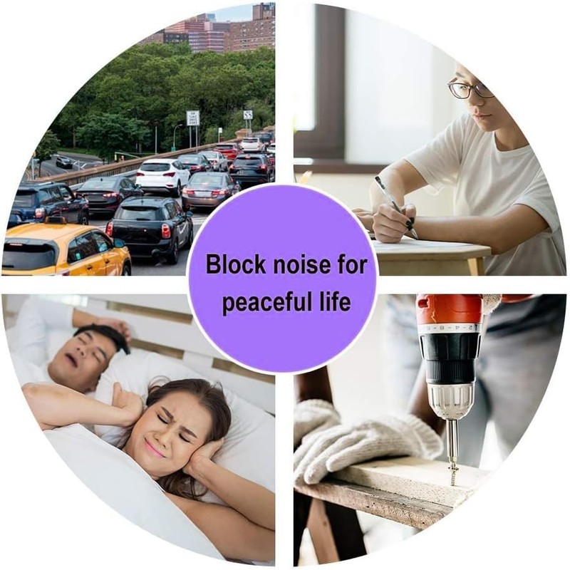 30 Pair Foam Earplugs, Super Soft Ear Plugs for Sleeping,
