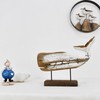 Aecipl Wooden Whale Nautical Tabletop Decor Decorative Beach Ocean Themed