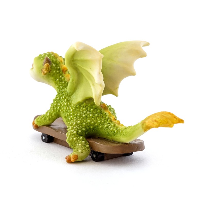 Rex The Green Dragon - Mini Collectible Fantasy Figurine (The