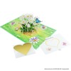 Pop-up Greeting Card with Daisies & Butterflies - Includes Insert