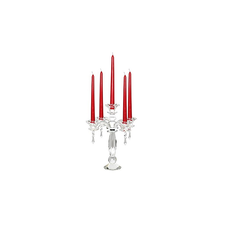 Amlong Crystal 5-Arm Crystal Candelabra